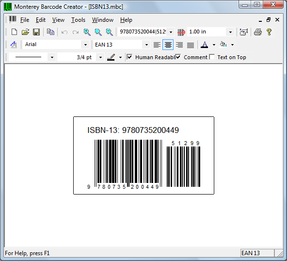 Barcode labeling software - Monterey barcode creator